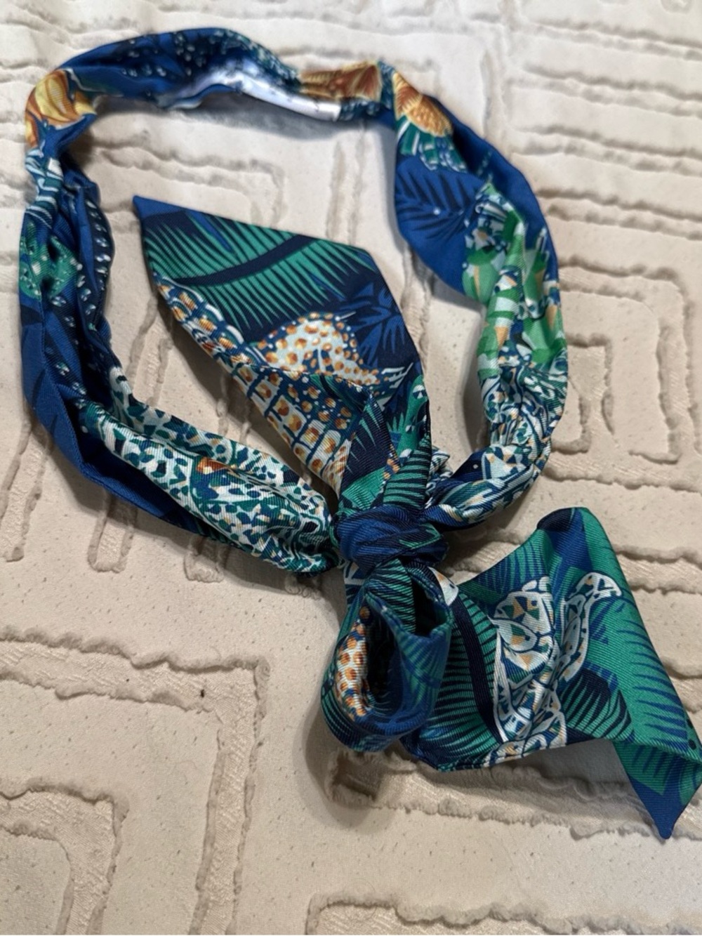 Cartier silk scarf